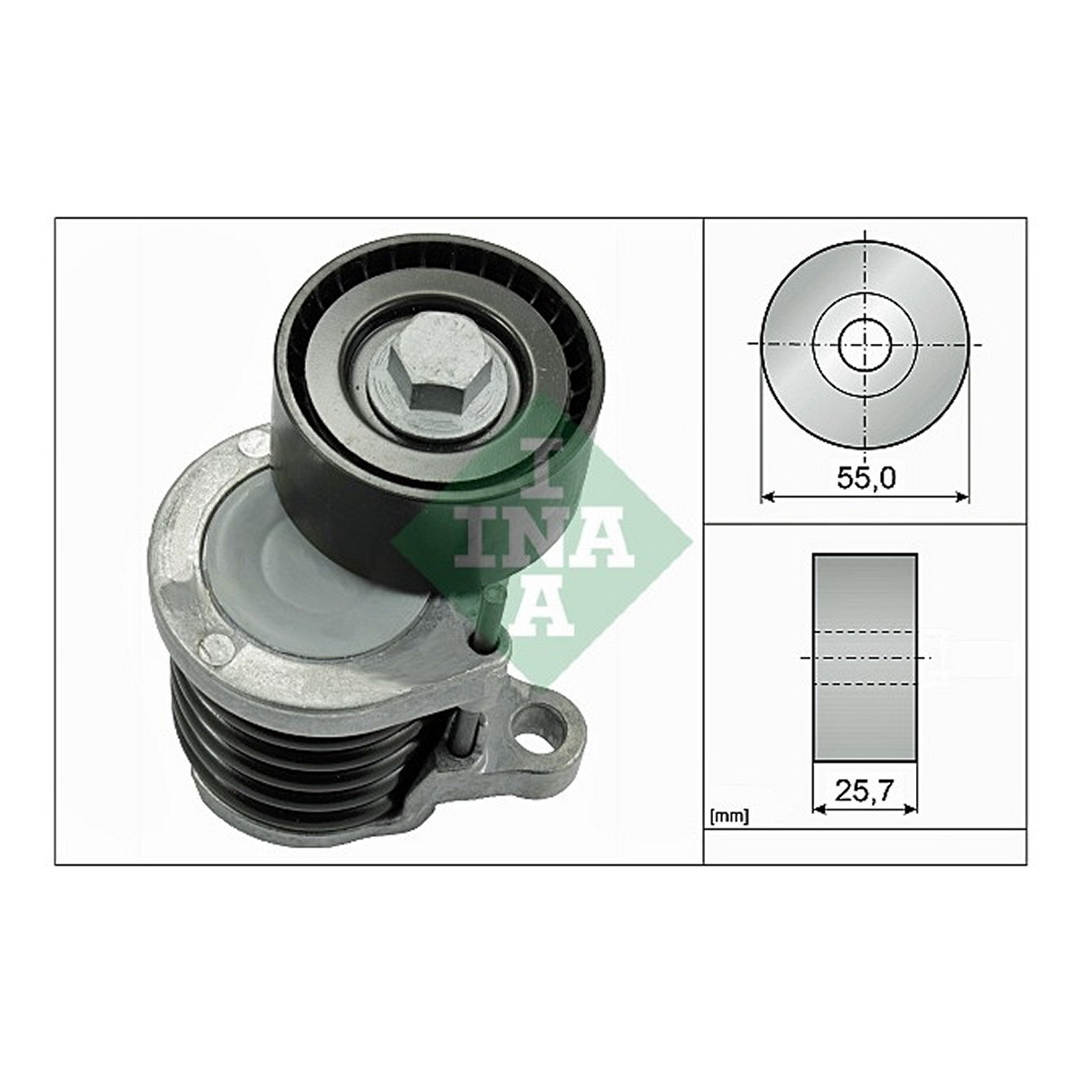 Натяжитель ремня генератора MB C-class W205, 2.2CDI, 125/150kw, 14-18, OM 651.921 фото 10