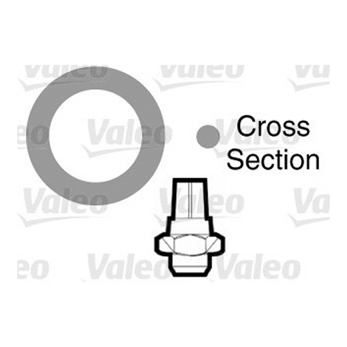 Кільце гумове ЦЕНА ЗА К-Т ІЗ 20 ШТ, 50 X 5 X 40 VALEO (508999) Valeo фото 5