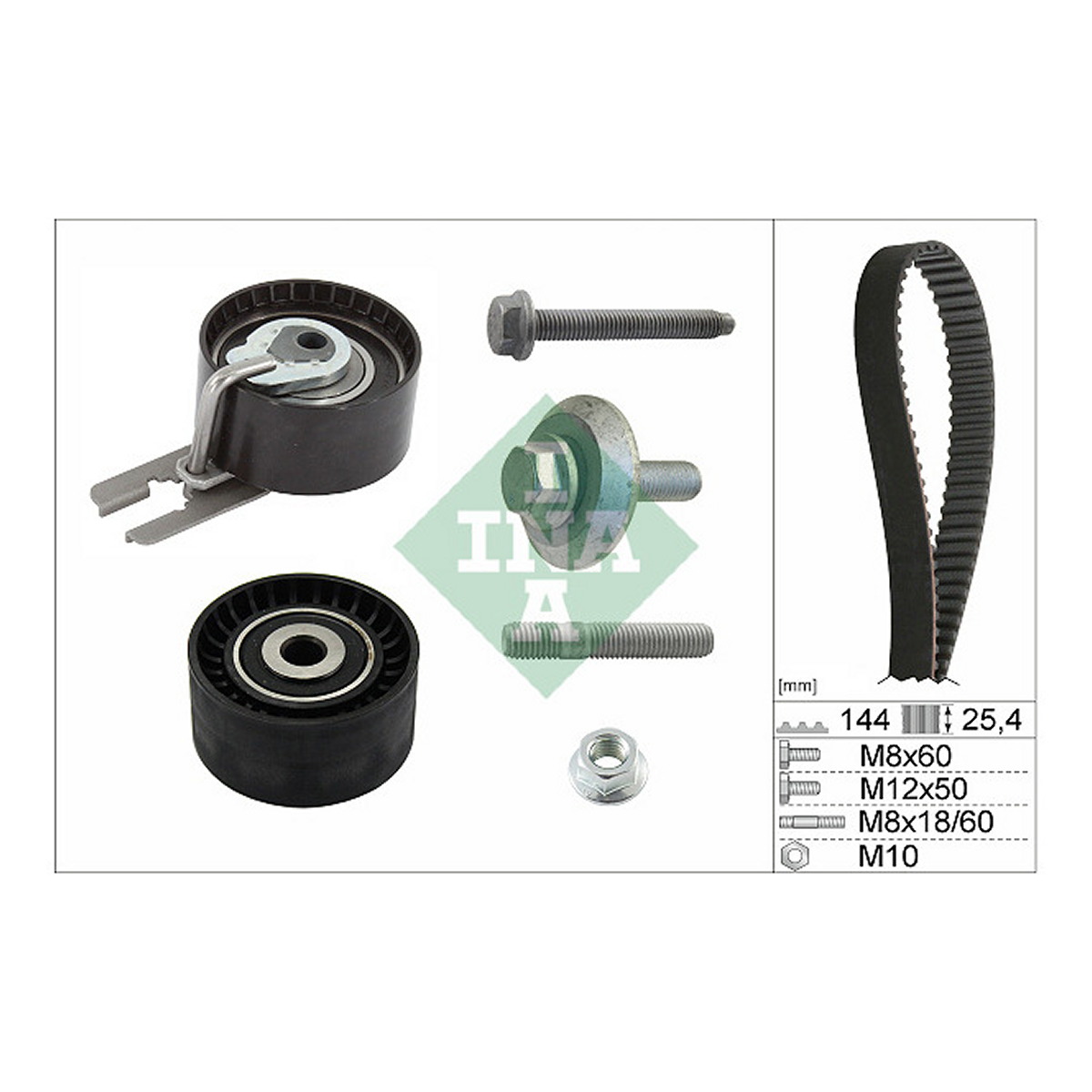Комплект ГРМ Citroen Nemo 1.4HDi 02/08-, 50kw Schaeffler INA фото 11