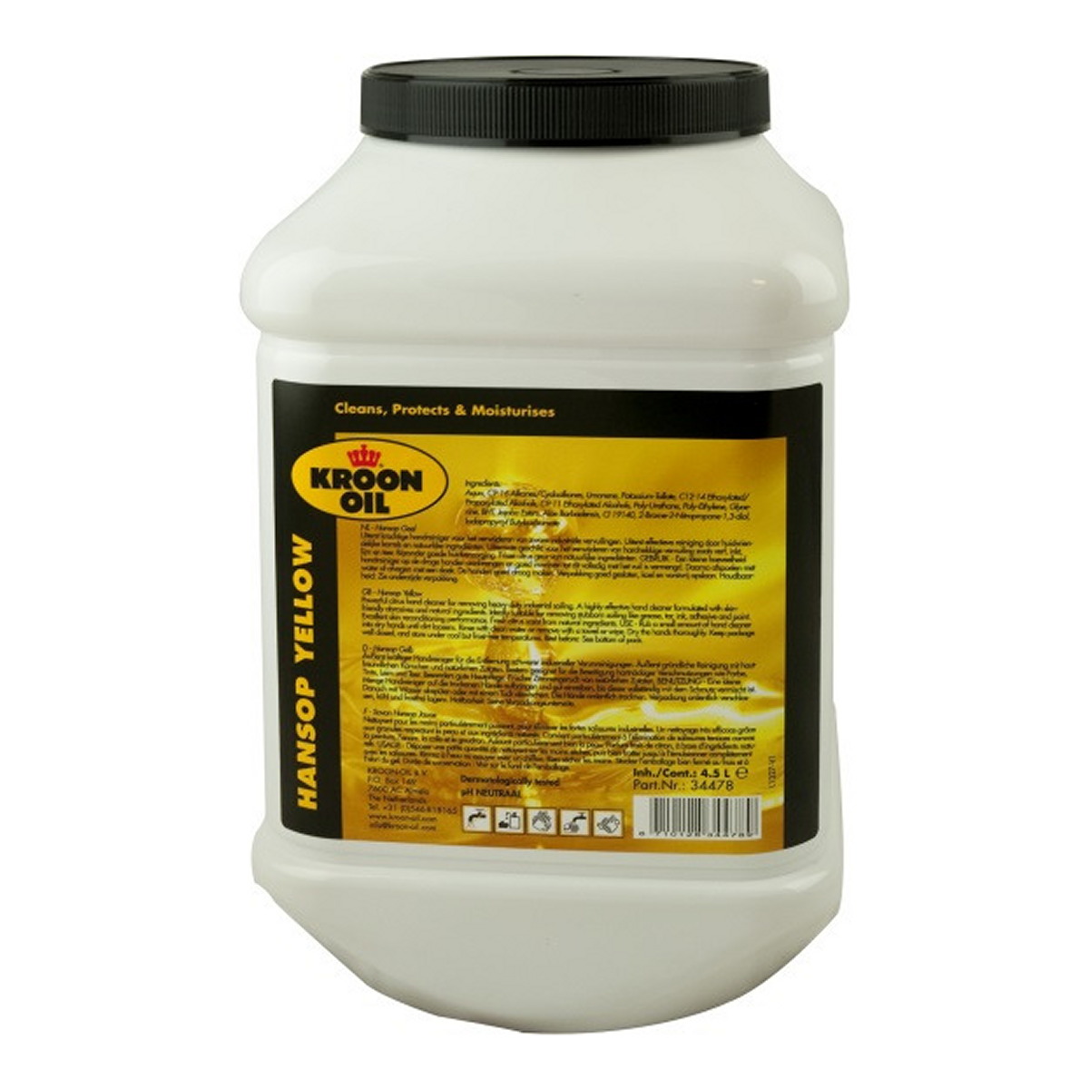 Паста для рук Hansop Yellow 4.5л ДЛЯ 4.5L KROON-OIL HANSOP YELLOW KROON OIL (34478) Kroon Oil фото 3