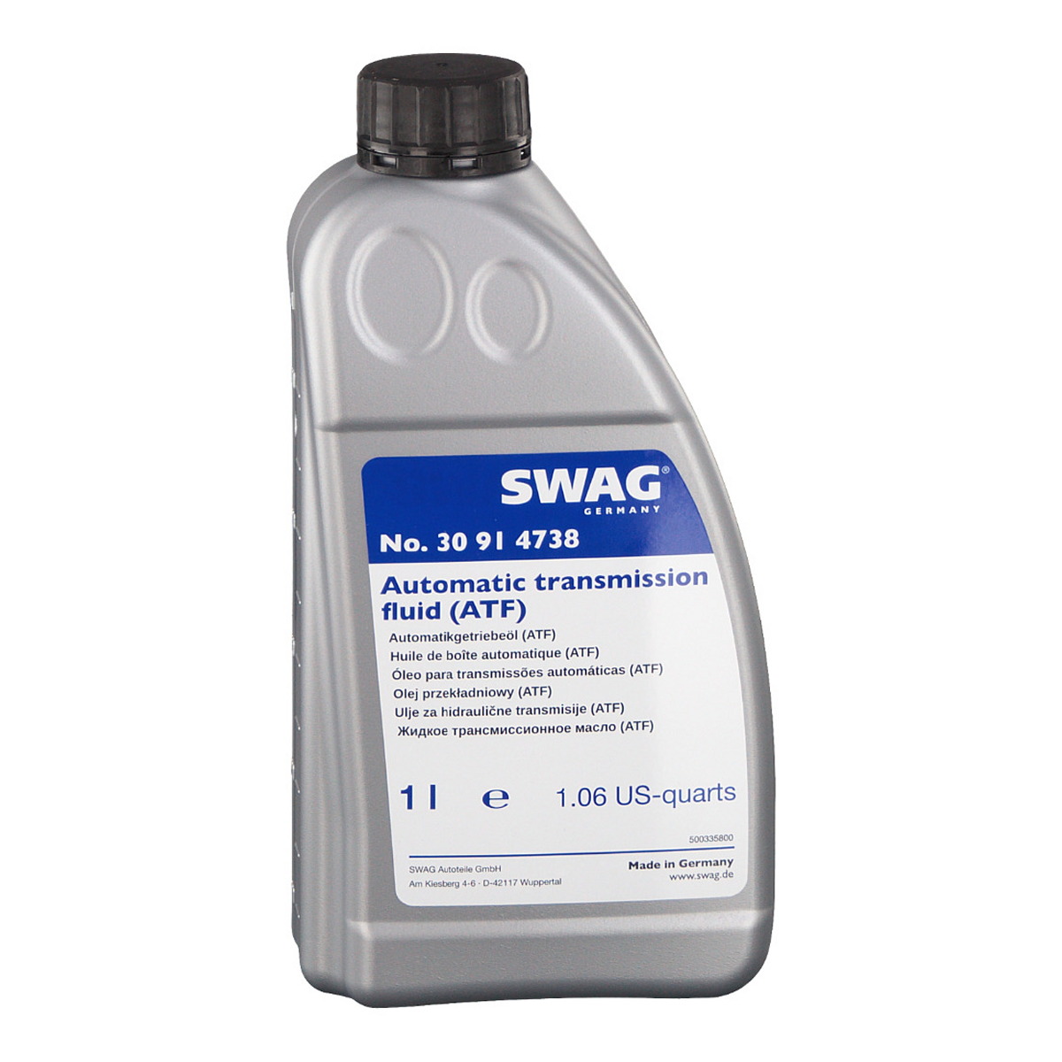 Рідина АКПП 1Л, для кп ZF 4HP20, VW AG4 (MB 236.11, VW G 052162 (30914738) Swag фото 3