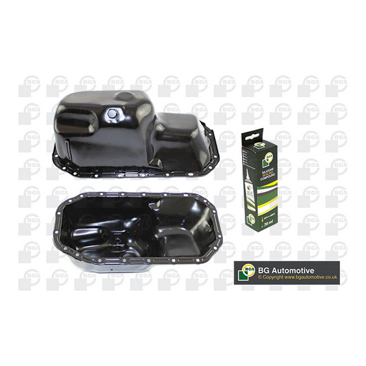 Піддон картера ДВЗ VOLKSWAGEN CADDY 1998-2001, GOLF 1995-1998, POLO 1998-2000, VENTO BGA (SP0102) BGA фото 3