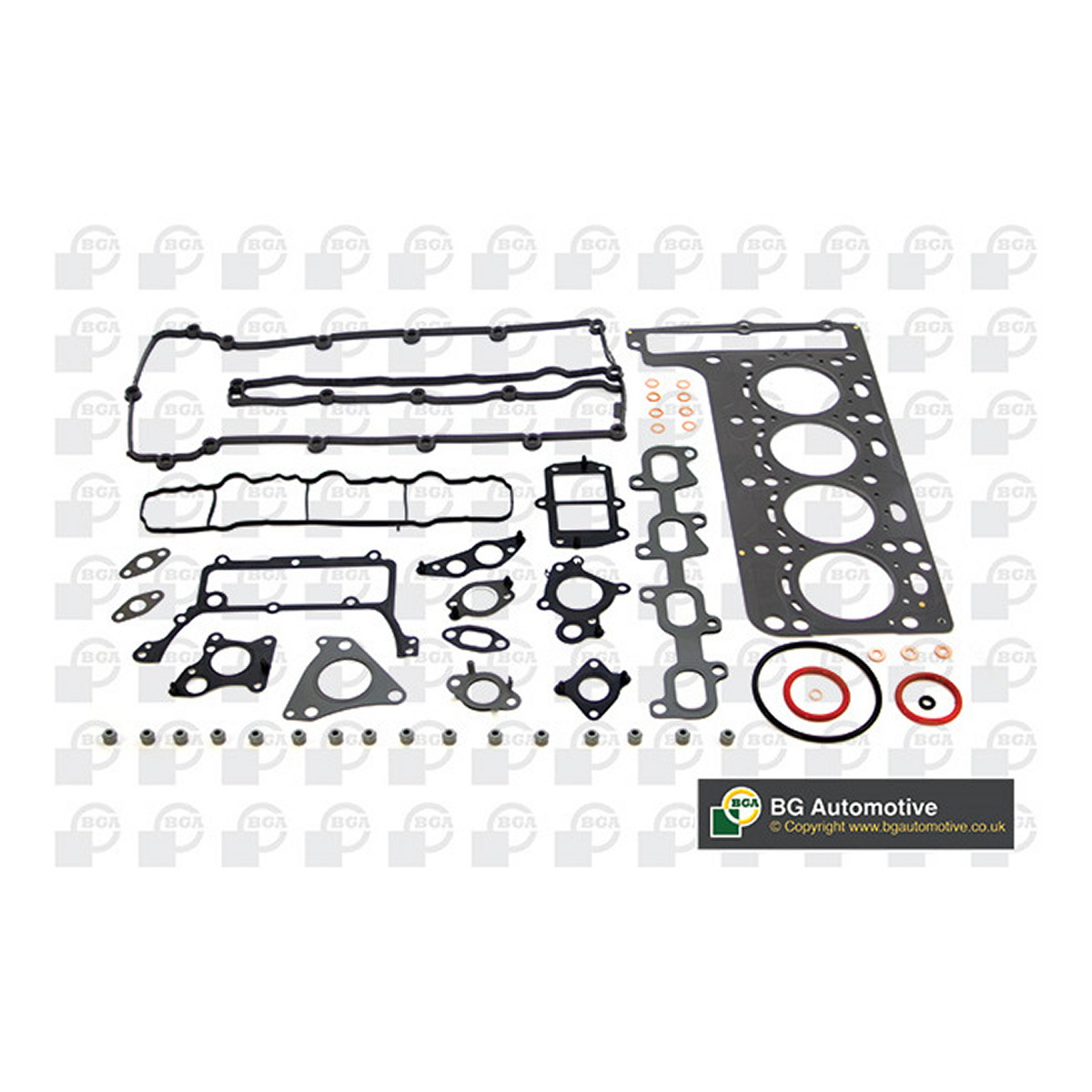Комплект прокладок з різних матеріалів HEAD SET MERCEDES C CLASS OM651.911 2011 2014 BGA (HK5600) BGA фото 3