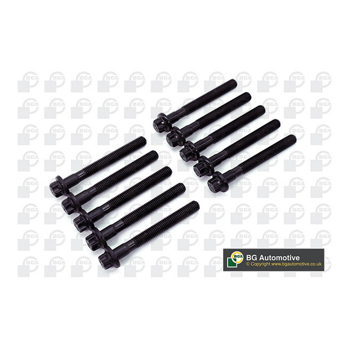 Комплект болтів з головкою системи TORX з чорного металу MB 220CDI OM611 BGA (BK4382) BGA фото 3