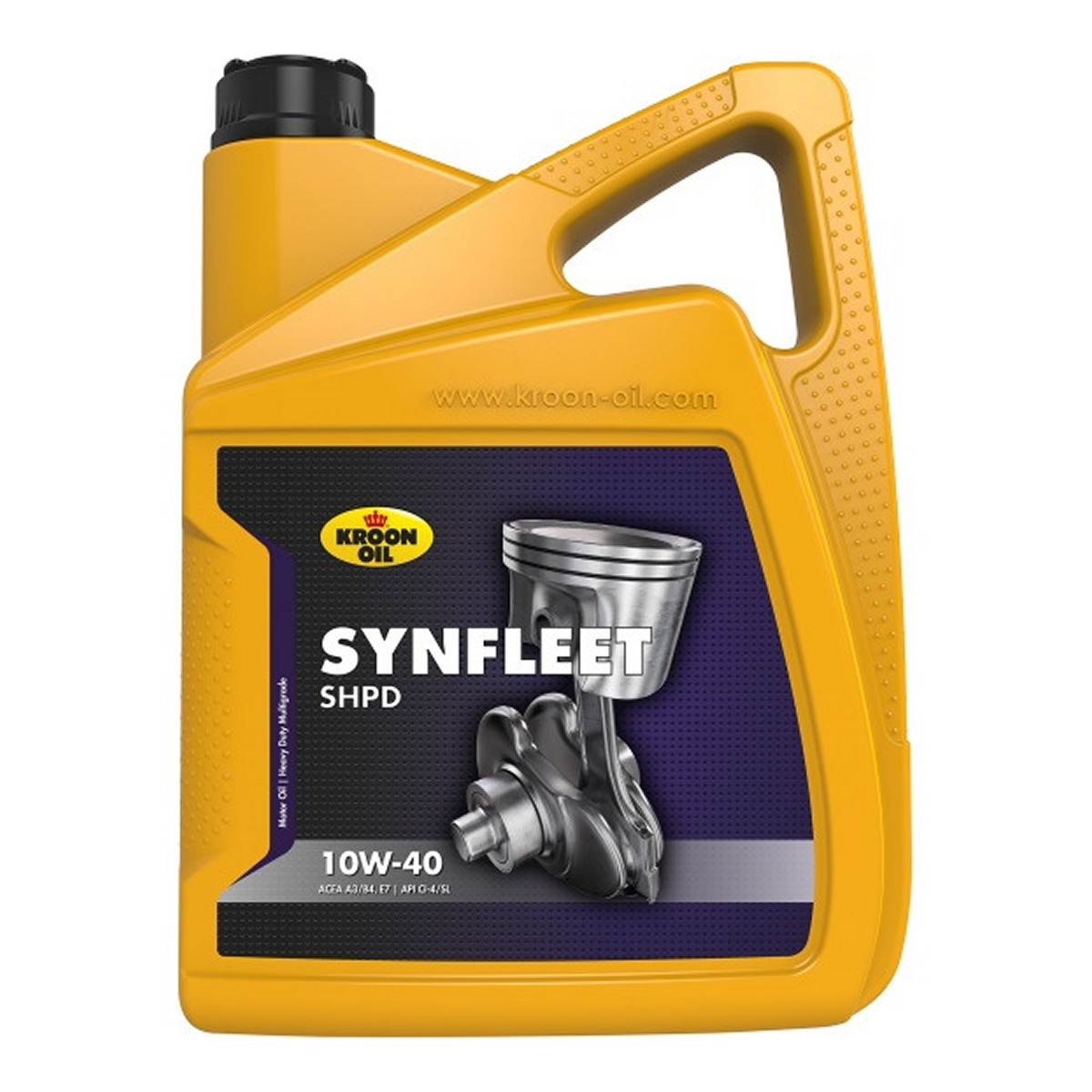 Олива моторна SYNFLEET SHPD 10W-40 5л ГРУЗ SYNFLEET SHPD 10W-40 5L (API CH-4/SJ,ACEA A3/B3, A3/B4, E3, KROON OIL (02333) Kroon Oil фото 3