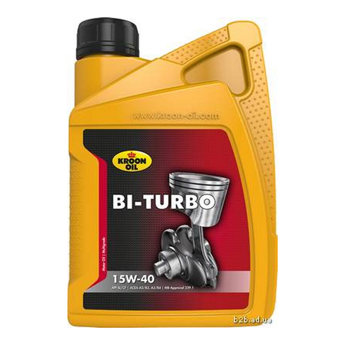 Олива моторна BI-TURBO 15W-40 1л МИНЕР BI-TURBO 15W40 1L (API SL/CF, ACEA A3/B3, A3/B4, MB 229.1) KROON OIL (00215) Kroon Oil фото 3