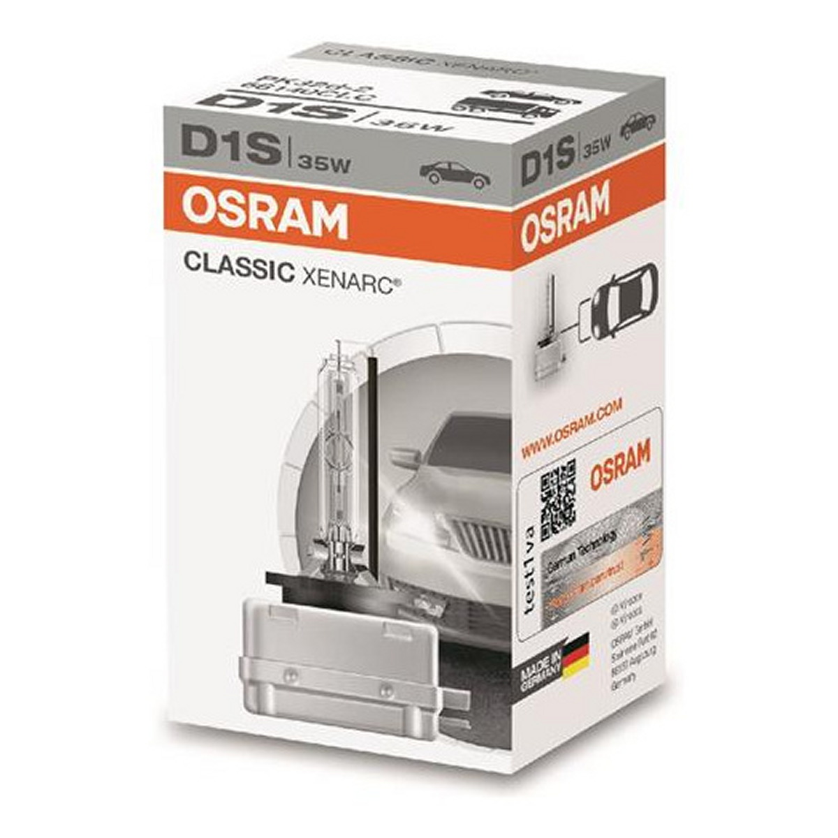 Автолампа ксенонова D1S 85V 35W PK32D-2/XENARC CLASSIC OSRAM (66140CLC) osram фото 6