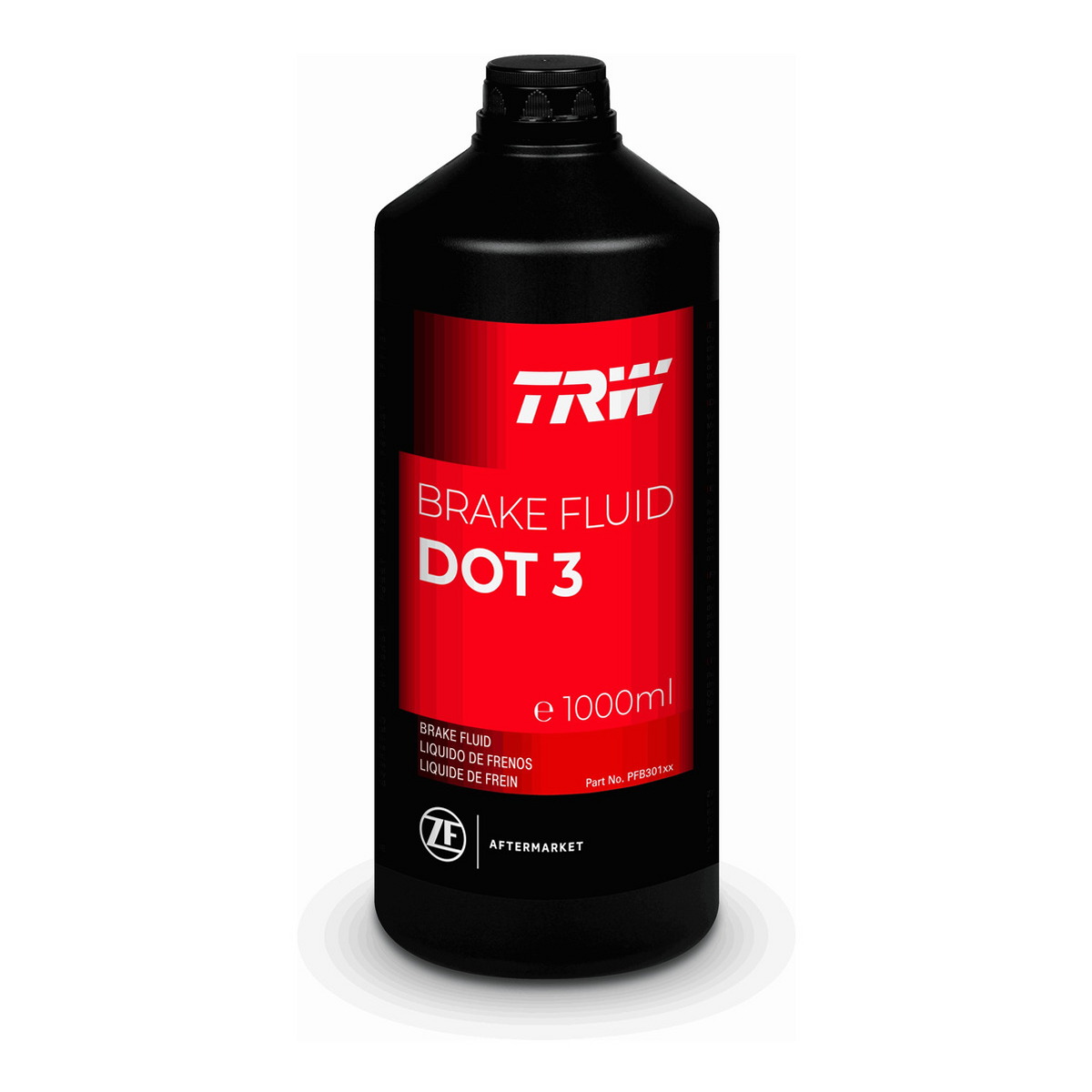 Рідина гальмівна DOT 3 1 л DOT3 1L ГОДИНУ 210 °C TRW (PFB301SE) TRW фото 3