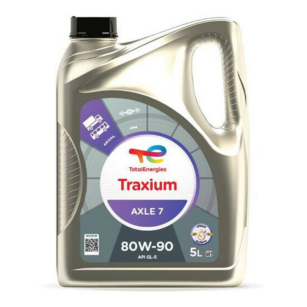 Олива трансмісійна TRAX. AXLE 7 80W90 5л TRAXIUM AXLE 7 80W90 3X5L TOTAL (80W90 TRAX A7 5L) Total фото 3