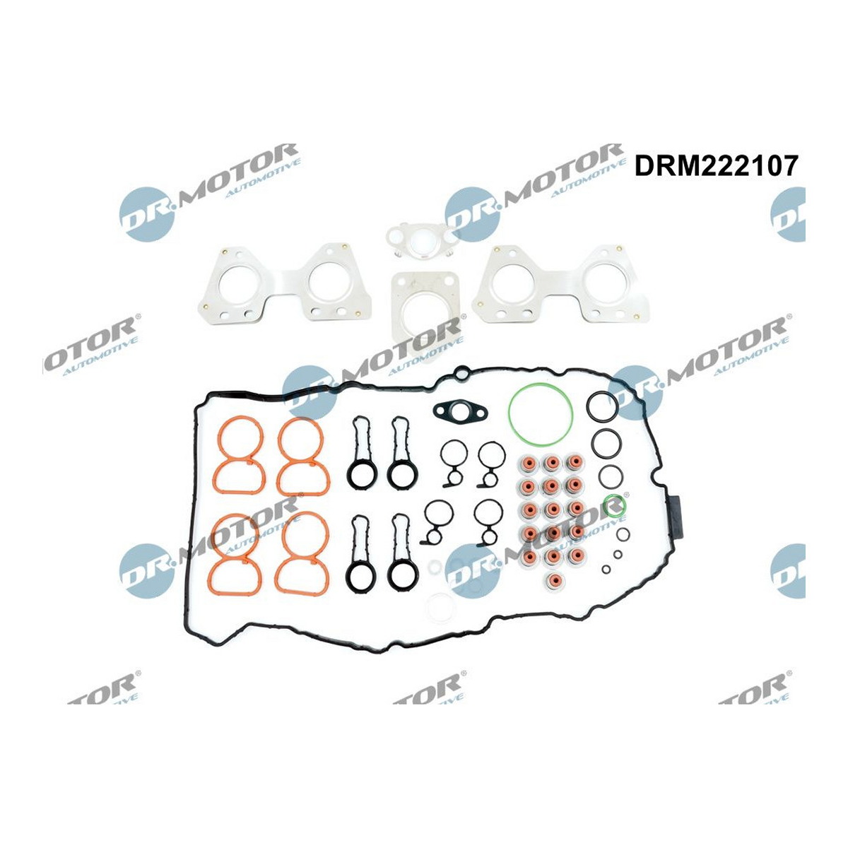 Комплект прокладок з різних матеріалів HEAD SET BMW 120D/320D/520D N47 07- БЕЗ ПР. Г/Б DR MOTOR (DRM222107) DR.motor фото 3