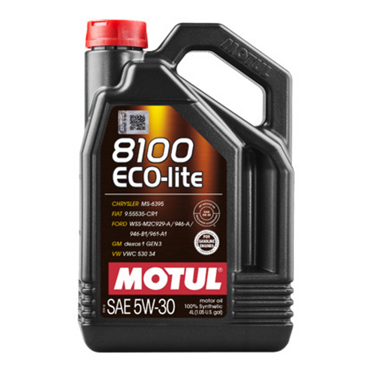 Олива моторна 8100 Eco-lite 5W-30 4л 8100 ECO-LITE 5W30 4X4L MOTUL (108213) Motul фото 3