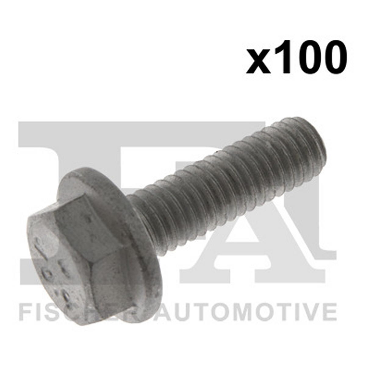 Болт з шестигранною головкою з чорного металу M6X20 DIN 6921 КРАТНІСТЬ - 2 FISCHER (982-06-F20.100) Fischer фото 3