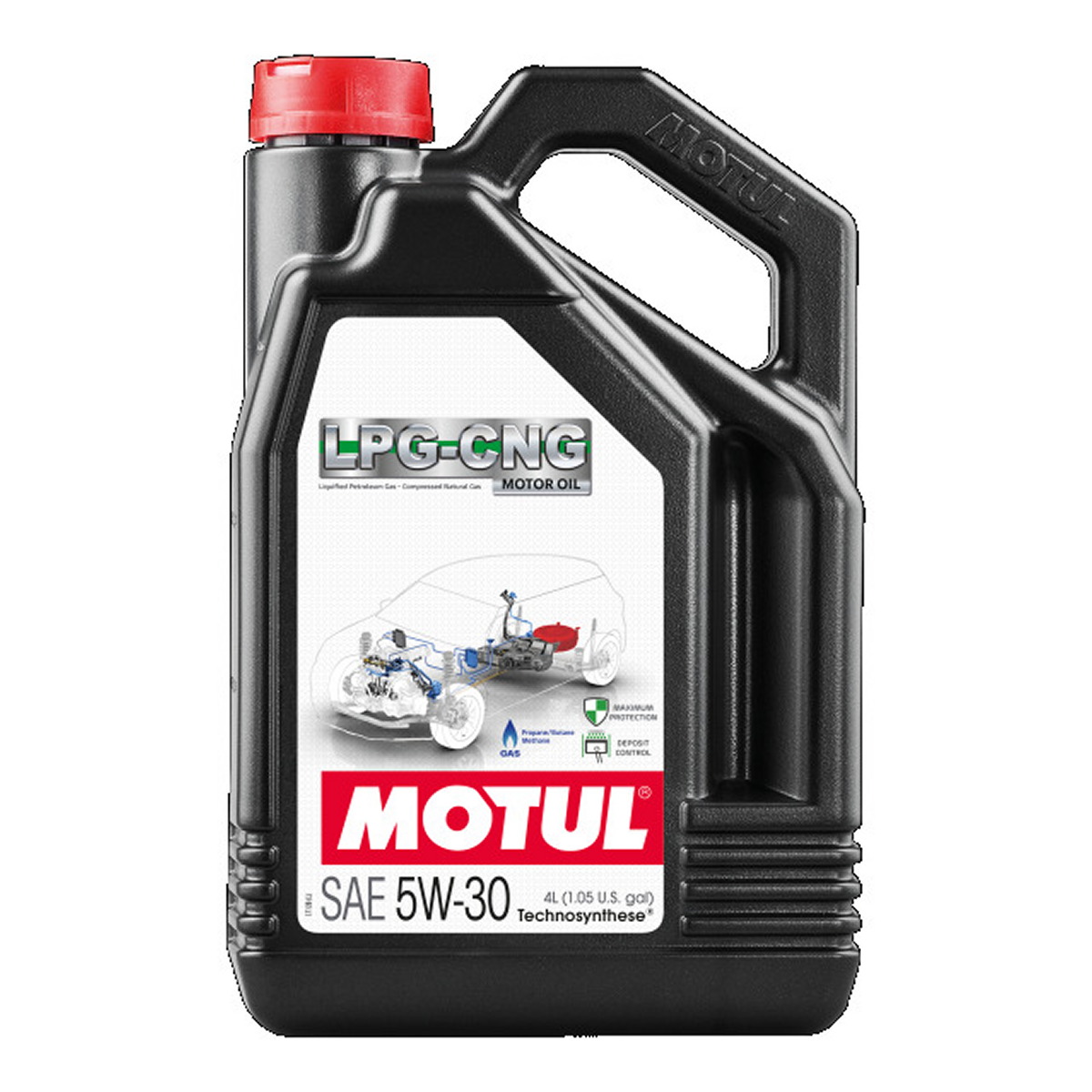 Олива моторна LPG-CNG 5W-30 4л LPG-CNG 5W-30 4X4L MOTUL (110665) Motul фото 3