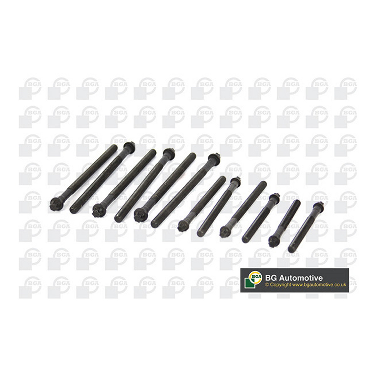 Комплект болтів з головкою системи TORX з чорного металу BMW 1 SERIES 2009-, 3 SERIES 2011- BGA (BK2338) BGA фото 3
