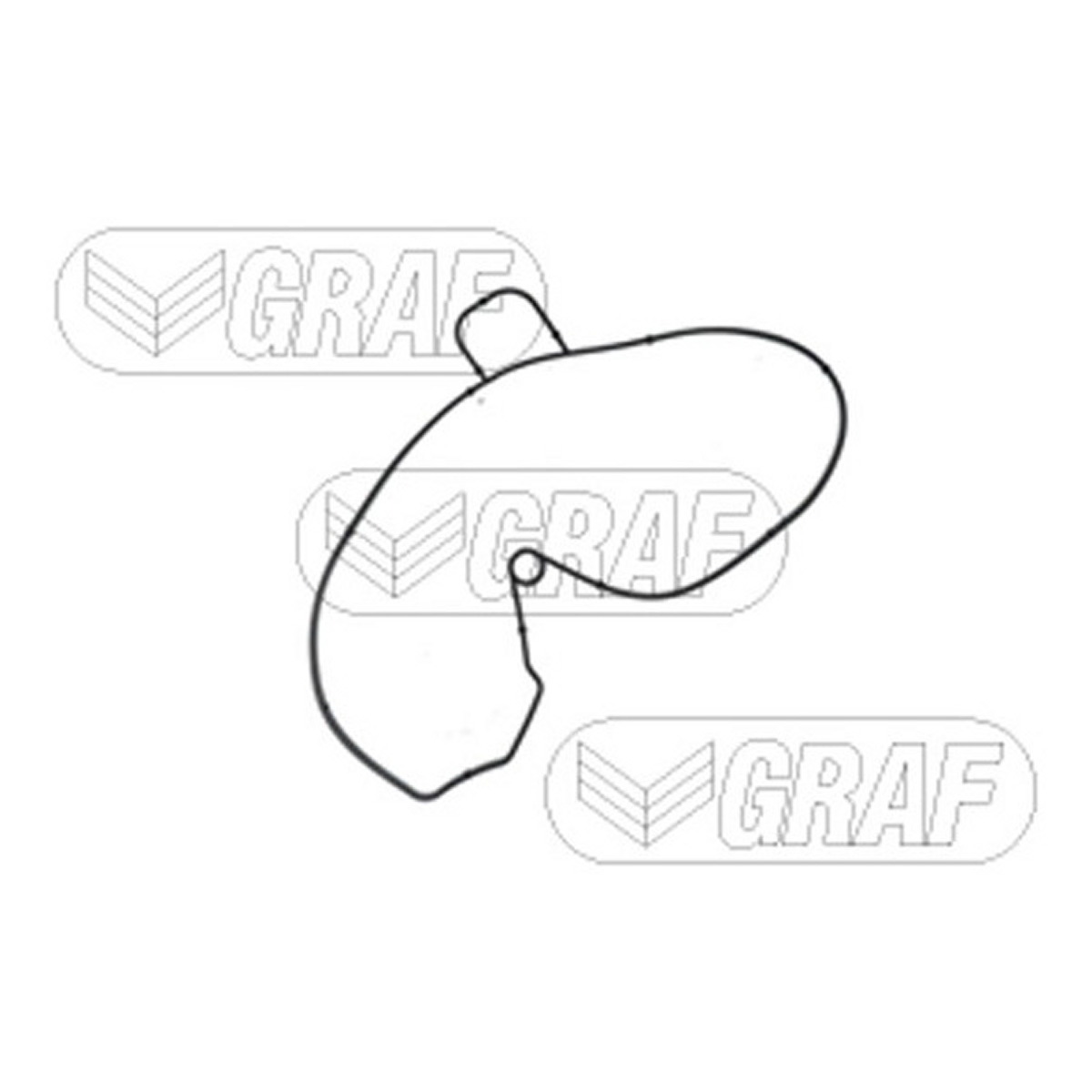 Помпа водяна MERCEDES-BENZ S-CLASS (W221) S 600 (221.176) 2005.09 - 2013.12 GRAF (PA1455) GRAF фото 3