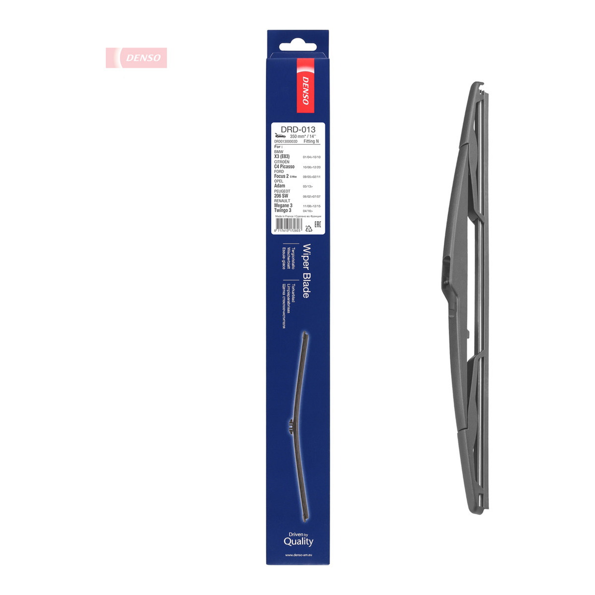 Щітка склоочисника ПЛАСТИКОВИЙ / 350 MM DENSO (DRD-013) Denso фото 6
