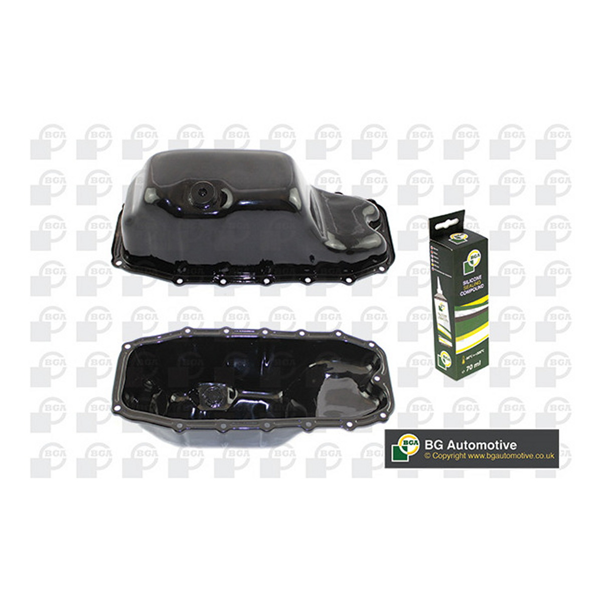Піддон картера ДВЗ FIAT 500 2009-2010, DOBLO 2006-2010, GRANDE PUNTO 2007-2011, IDEA BGA (SP2210) BGA фото 3