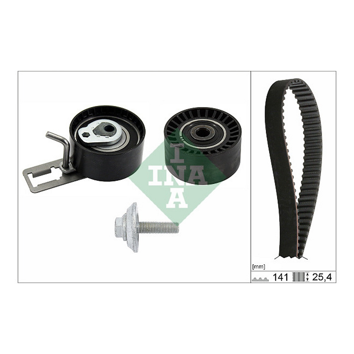 Комплект ГРМ Citroen Berlingo 1.6HDi, 04/08 -, 55/66/68/82/84kw Schaeffler INA фото 9