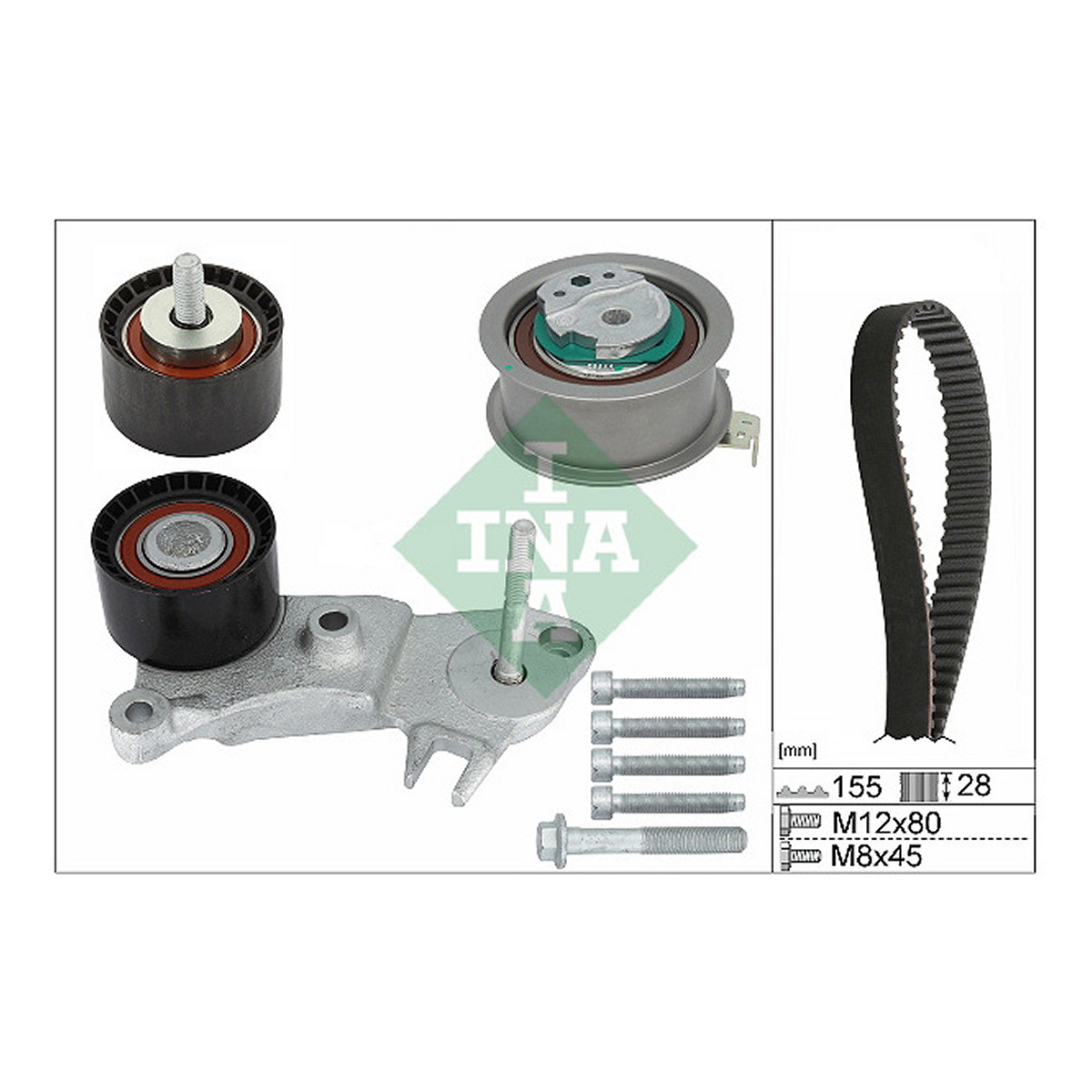 Комплект ГРМ Volvo S60/S80/S90/V40/V60/V70/V90/XC40/XC60/XC90 2.0D 13- Schaeffler INA фото 11
