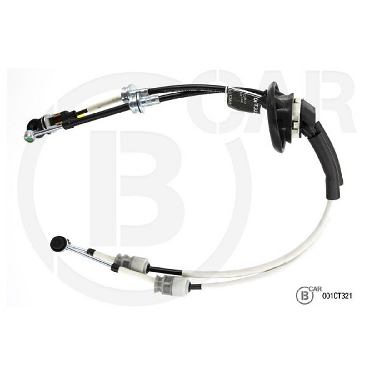 Трос привода коробки передач PEUGEOT 307 (3A/C) 1.6 16V 1.6 2000.08 - 2007.11 B CAR (001CT321) B CAR фото 3