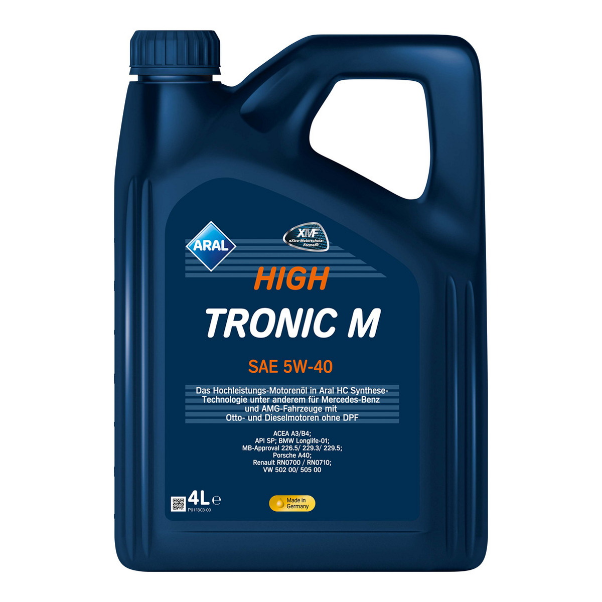 Олива моторна HighTronic M 5W-40 4л HIGHTRONIC M 5W-40 4X4L ARAL (5W40 HI TR M 4L) Aral фото 3