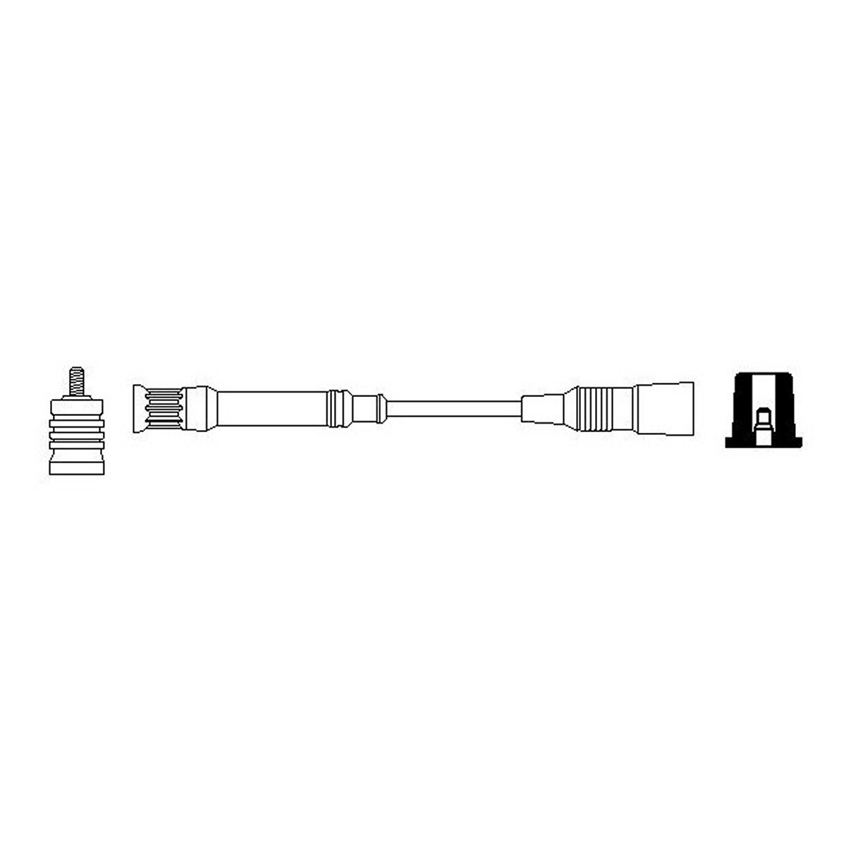 Автомобільний високовольтний провід BMW 3 (E30) 2.0 1982.09-1992.03 BOSCH (0 356 912 898) Bosch фото 3