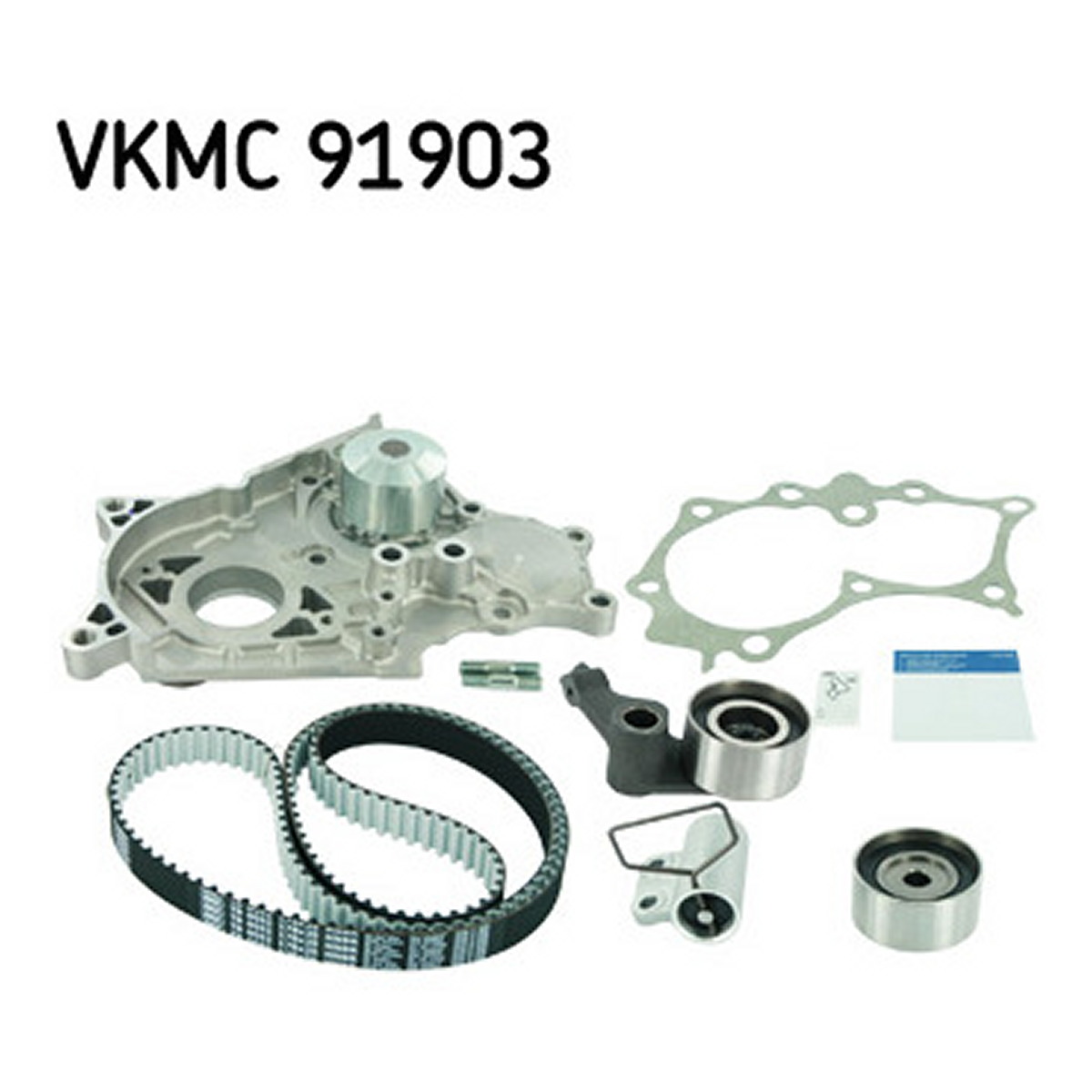 Комплект ГРМ (ремінь + ролик + водяний насос) TOYOTA AVENSIS, AVENSIS VERSO, COROLLA, COROLLA VERSO, PREVIA II, RAV 4 II 2.0D 09.97-03.09 фото 4