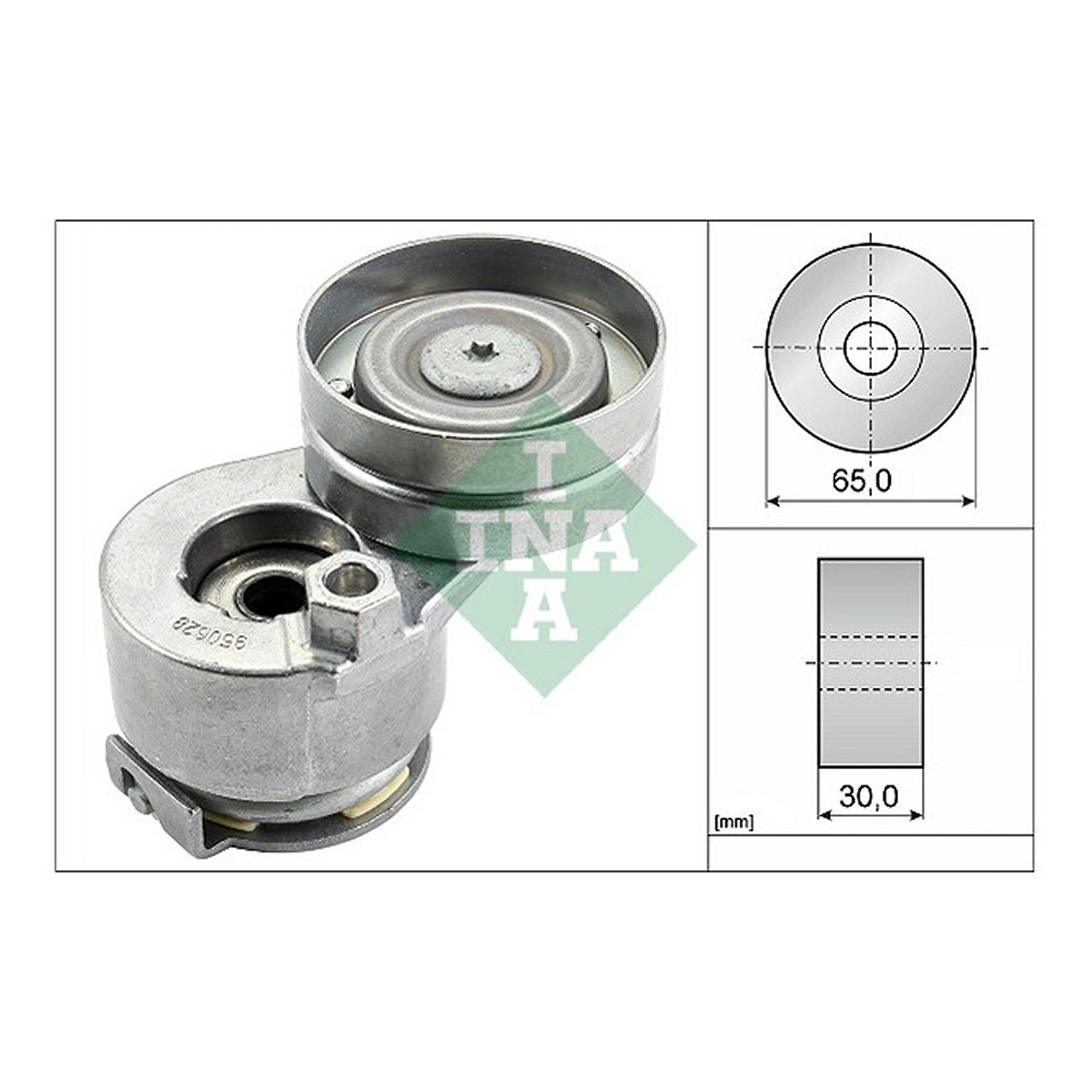Натяжник ременя генератора Renault Scenic/Megane II/III 1.9dCi/2.0 16V 03-, F9Q/F4R Schaeffler INA фото 5