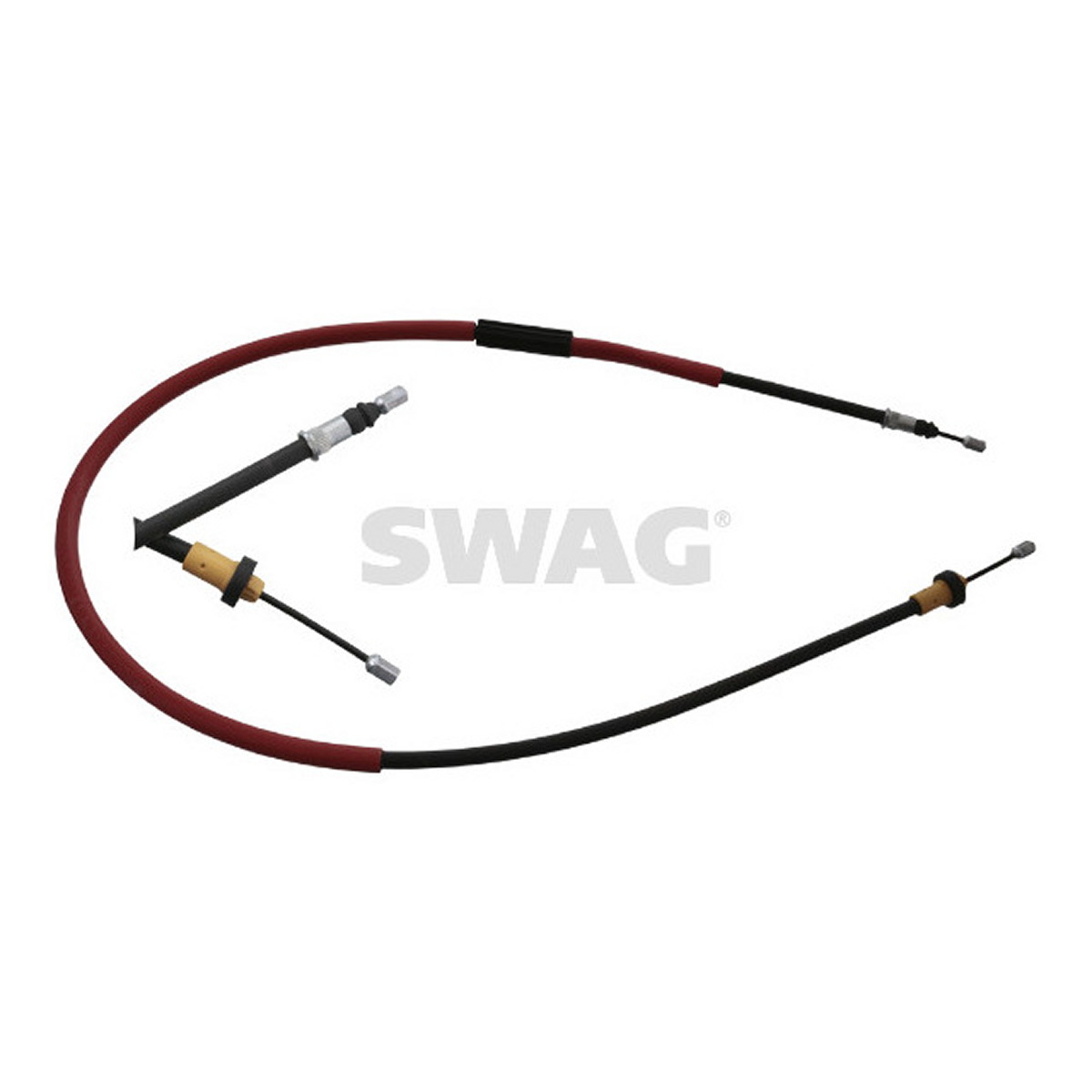 Трос ручного тормоза СЗАДА RENAULT CLIO III 1.2 06.2005 - ; CLIO III 1.5 DCI 11.2010 – SWAG (60949621) Swag фото 3