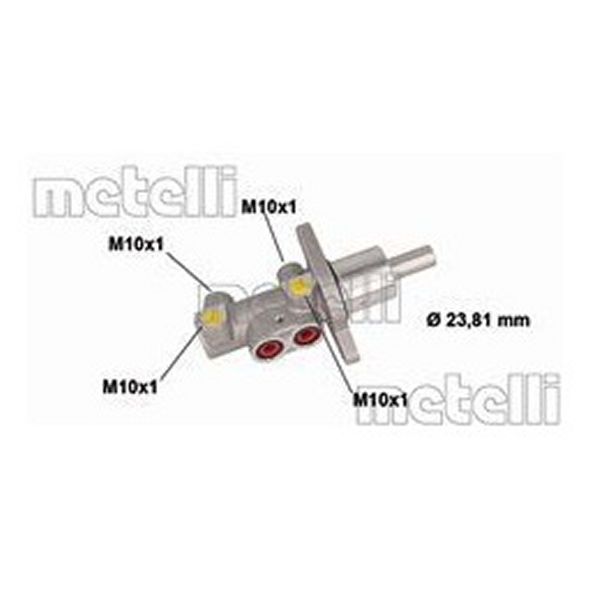 Циліндр гальмівний головний FORD FOCUS C-MAX 1.6;1.8,FOCUS II 1.4-2.0TDCI 06-11 METELLI (05-0885) Metelli фото 3