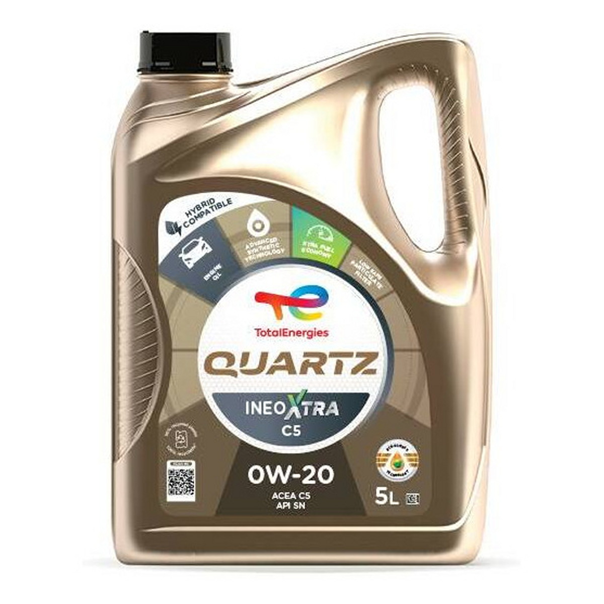 Олива моторна QUARTZ INEO X C5 0W-20 5 л QUARTZ INEO X C5 0W20 3X5L TOTAL (0W20 QIX C5 5L) Total фото 3