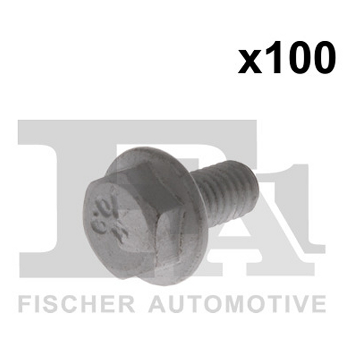 Болт з шестигранною головкою з чорного металу M6X12 DIN 6921 10.9 DACROMET КРАТНІСТЬ 5 FISCHER (982-06-F12) Fischer фото 3