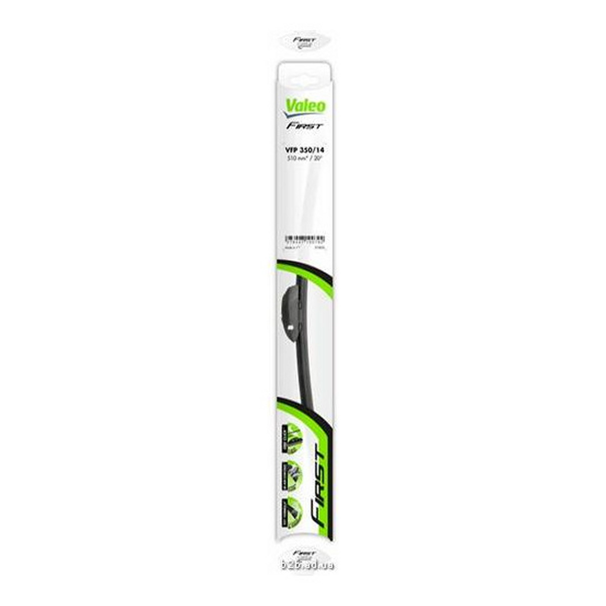 Щітка склоочисника ЗАМІНА НА VL 575780 БАСКАСНИЙ FIRST PYRAMID HOOK 350 1X VALEO (575791) Valeo фото 3