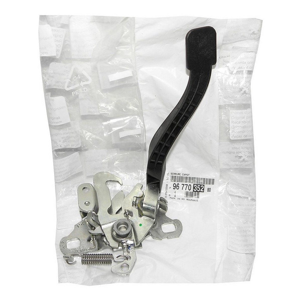 Замок капоту PEUGEOT 301 1.2 PURETECH 82 2018.02 - PSA (96 770 352 80) PSA фото 3
