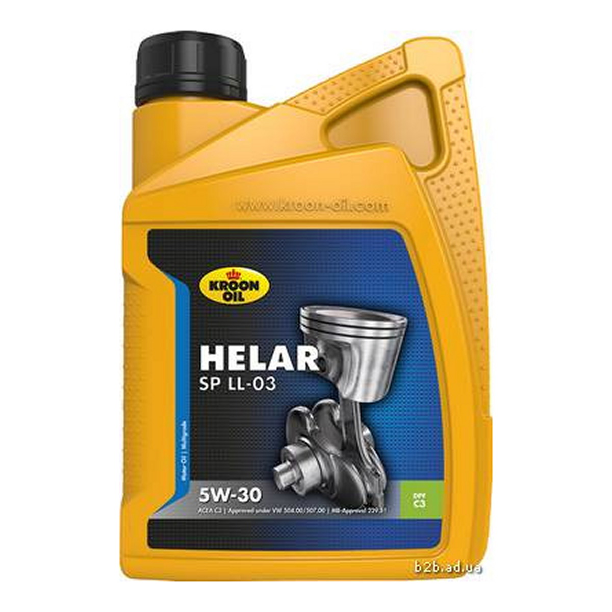 Олива моторна HELAR SP 5W-30 LL-03 1л СИНТ HELAR SP LL-03 5W-30 1L KROON OIL (33094) Kroon Oil фото 3