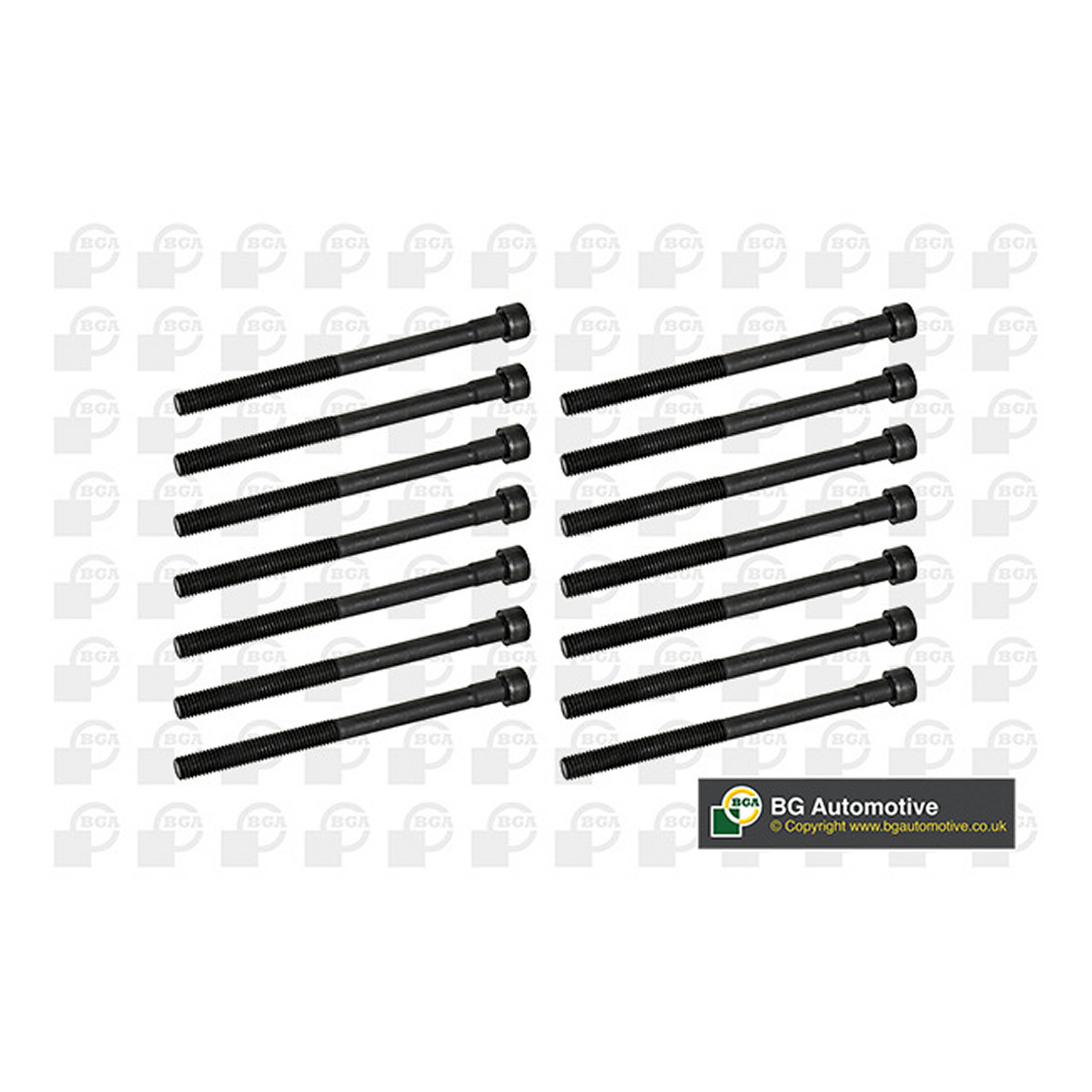 Комплект болтів з головкою системи TORX з чорного металу MERCEDES BENZ 200 SERIES 1992-1993, 300 SERIES 1992-1993, C BGA (BK5364) BGA фото 3