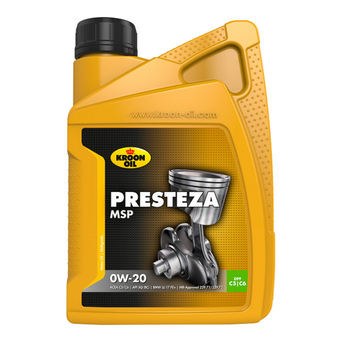 Олива моторна Presteza MSP 0W-20 1л PRESTEZA MSP 0W-20 12X1L / ILSAC GF-5, BMW LL-17 FE+, MB 229.71, KROON OIL (36495) Kroon Oil фото 3