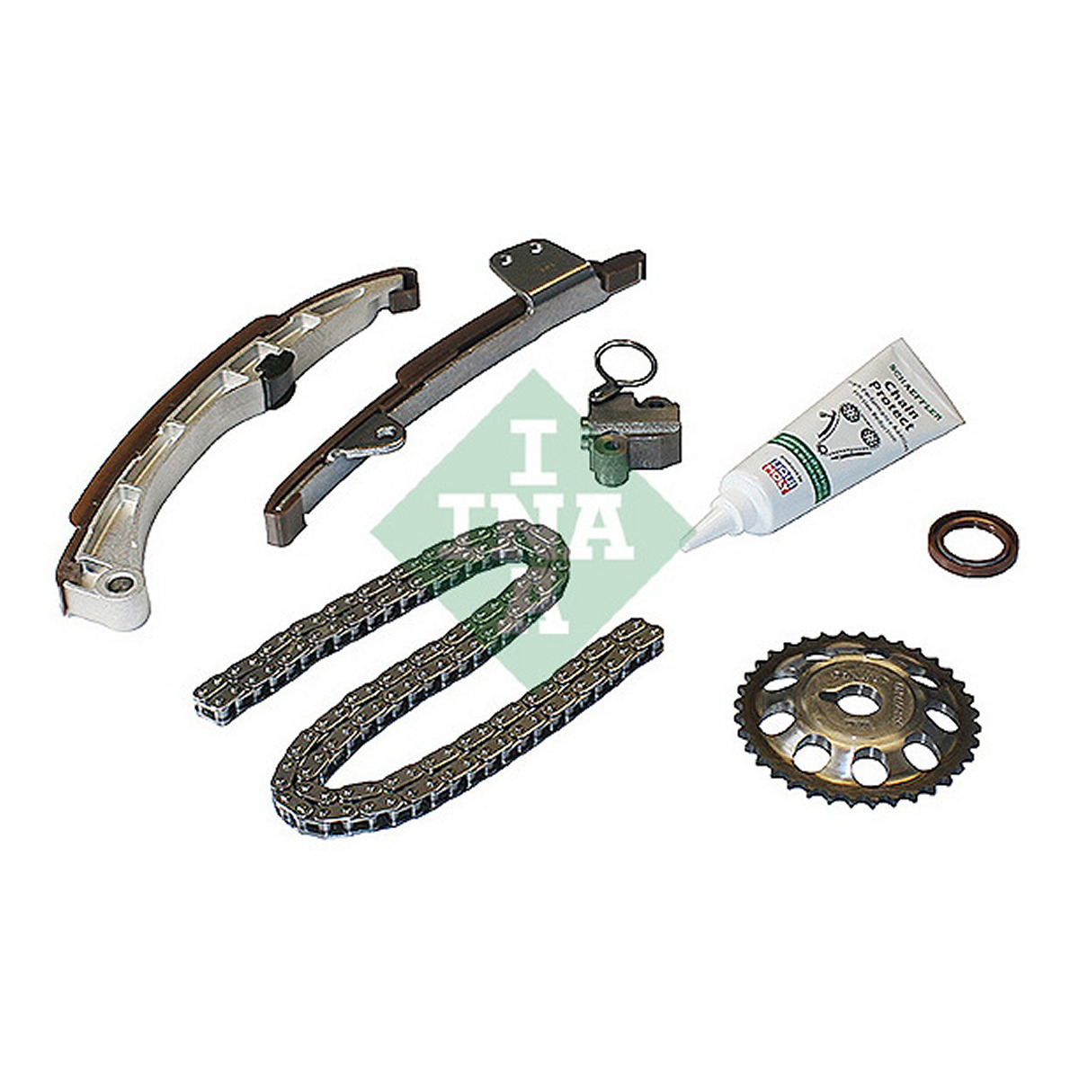 Комплект ланцюга ГРМ Citroen C1/Peugeot 107 1.0i 05-, CFB (1KR) CFA (384F) Schaeffler INA фото 11