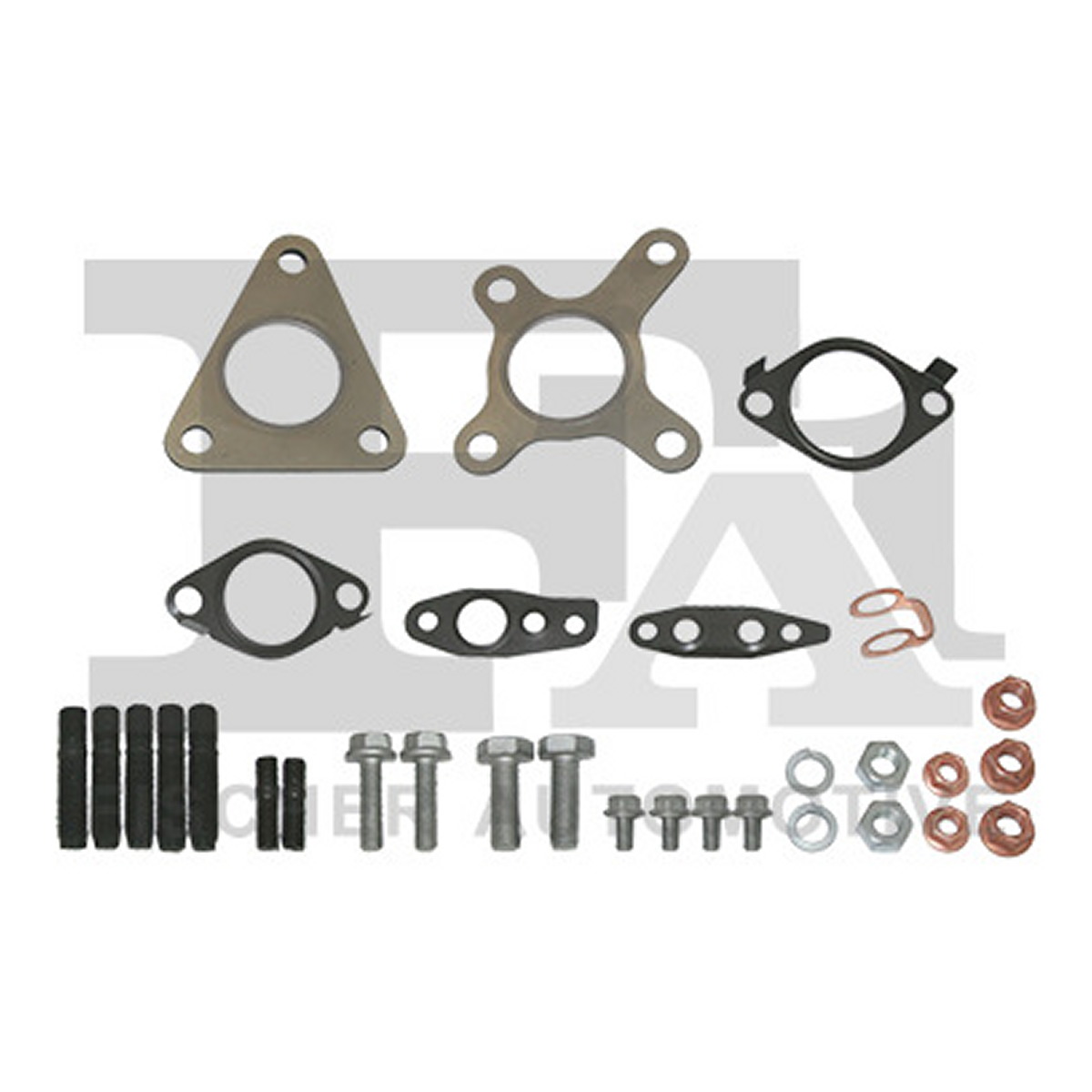 Комплект прокладок з різних матеріалів NISSAN X-TRAIL I (T30) 2.2 DCI 2.2 2003.12 - 2013.01 FISCHER (KT750011) Fischer фото 3