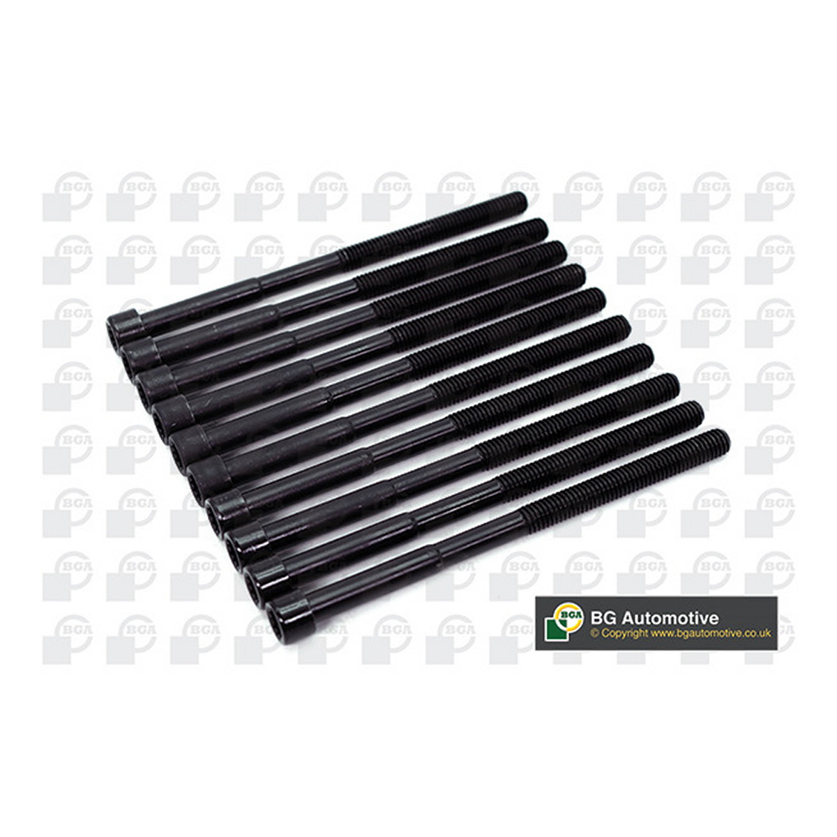 Комплект болтів з головкою системи TORX з чорного металу TOYOTA 1NZ-FXE/2NZ-FE, KIA G4FC BGA (BK4361) BGA фото 3