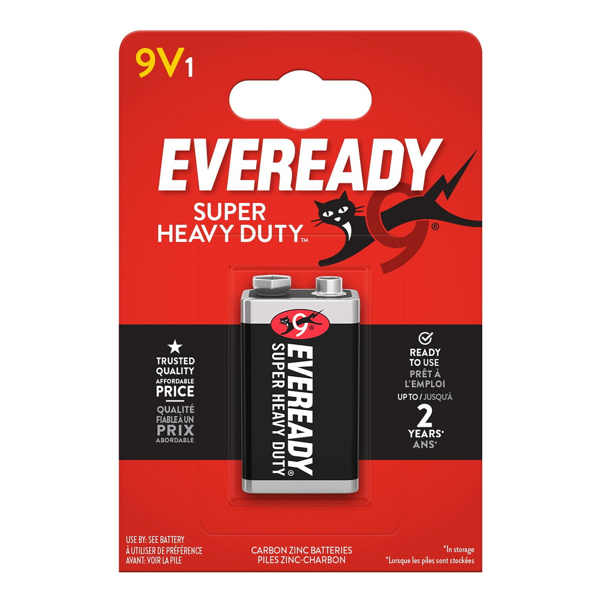 Батарейка 6LR6 (крона) - EVEREADY SUPER HEAVY DUTY 9V / 1 шт. блі ENERGIZER (6LR61EVSHD) Energizer фото 3