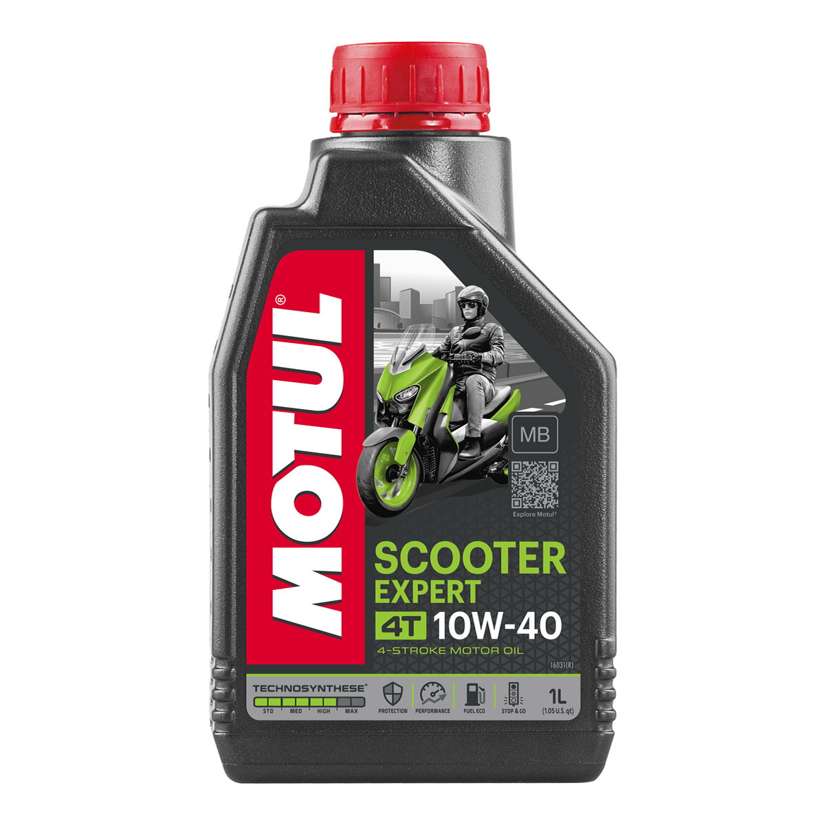 Олива моторна Scooter Expert 4T 10W-40 MB 1л SCOOTER EXPERT 4T 10W40 MB 12X1L D38 MOTUL (105935) Motul фото 3