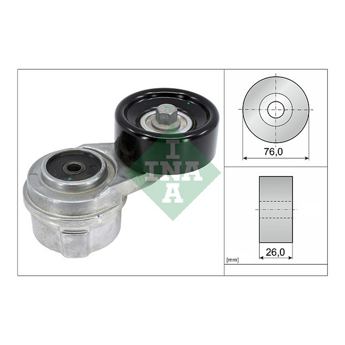 Натяжитель ремня генератора Hyundai Accent/Kia Cerato 1.6 CVVT 04- фото 6
