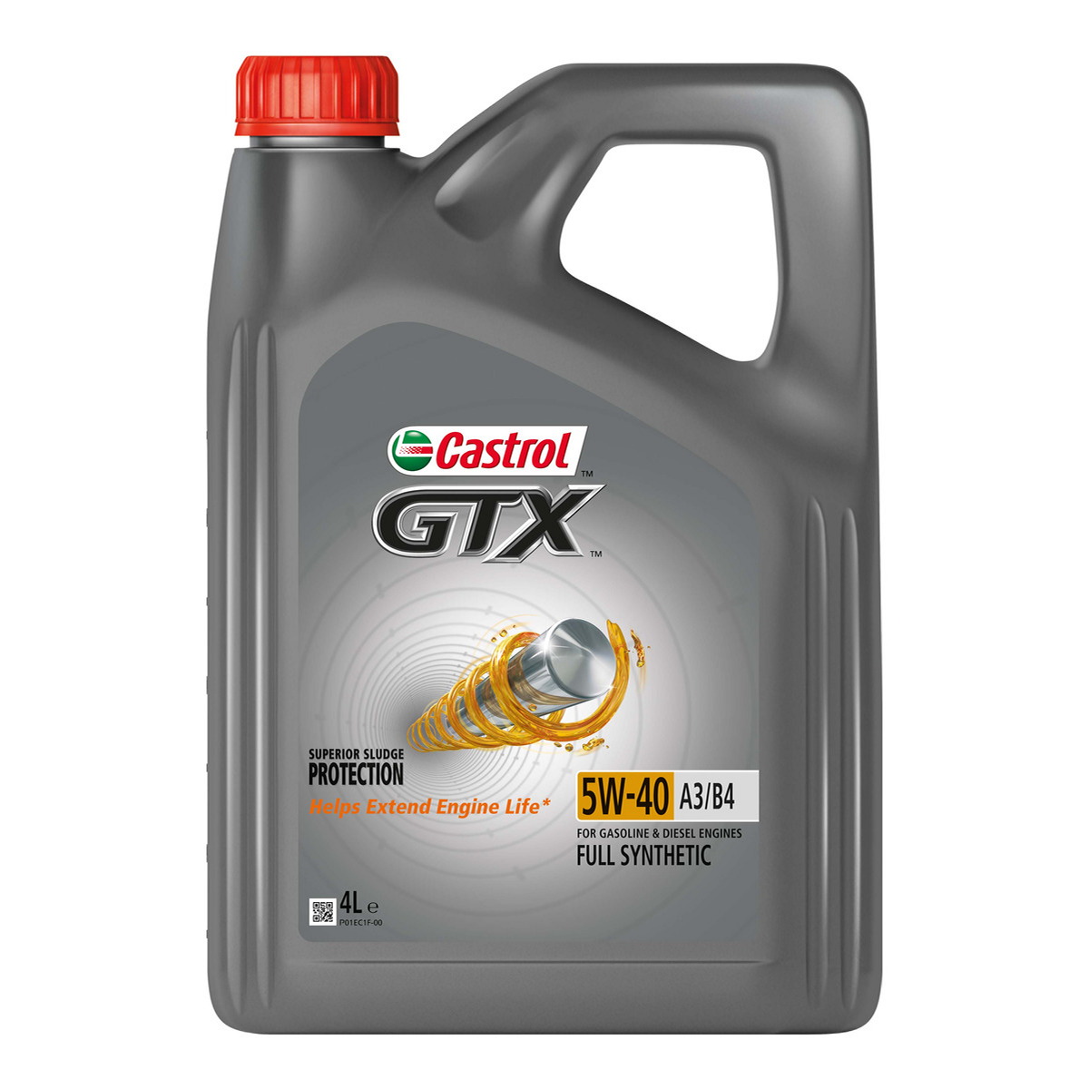 Олива моторна GTX 5W-40 A3/B4 4л GTX 5W40 A3/B4 4X4L CASTROL (5W40 GTX A3/B4 4L) Castrol фото 3