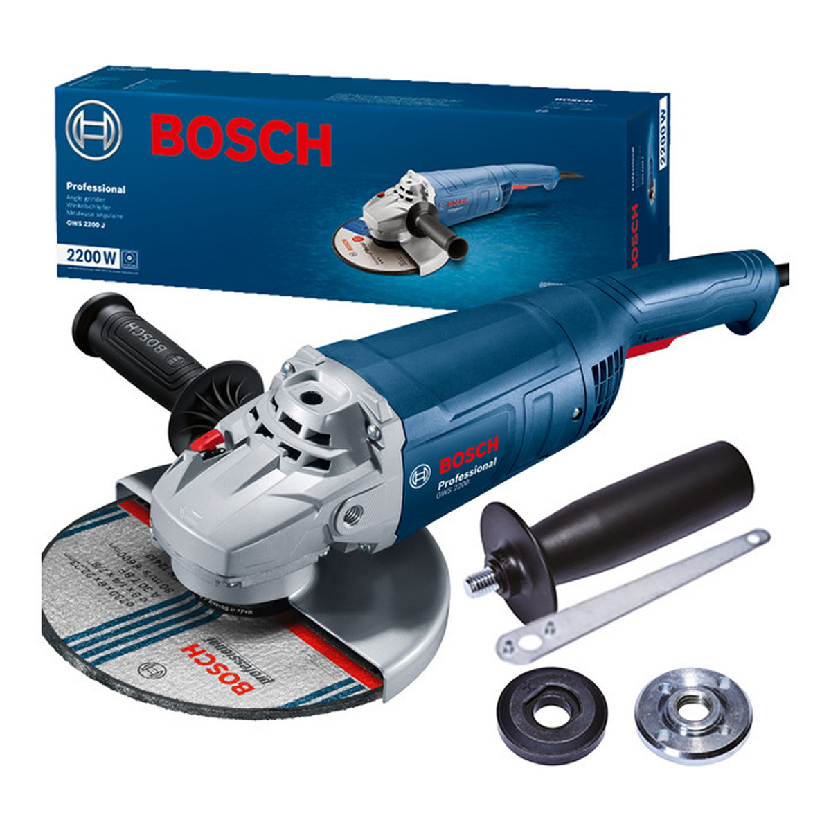 Кутова шліфмашина GWS 2200. 2200 Вт, відрізний диск 230 мм, 6500 BOSCH (06018C1320) Bosch фото 4