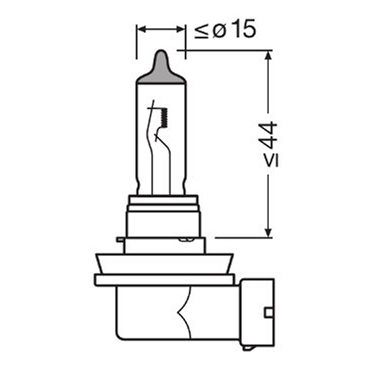Автолампа галогенова 55W H11 12V 55W 3750K PGJ19-2 / NIGHT BREAKER® 220 - НА 220% БІЛЬШЕ С OSRAM (64211NB220) osram фото 7