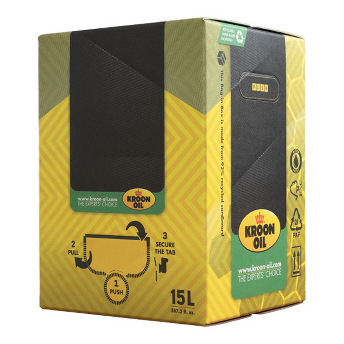 Олива трансмісійна SYNGEAR 75W-90 15л SYNGEAR 75W-90 15L BIB KROON OIL (37479) Kroon Oil фото 3