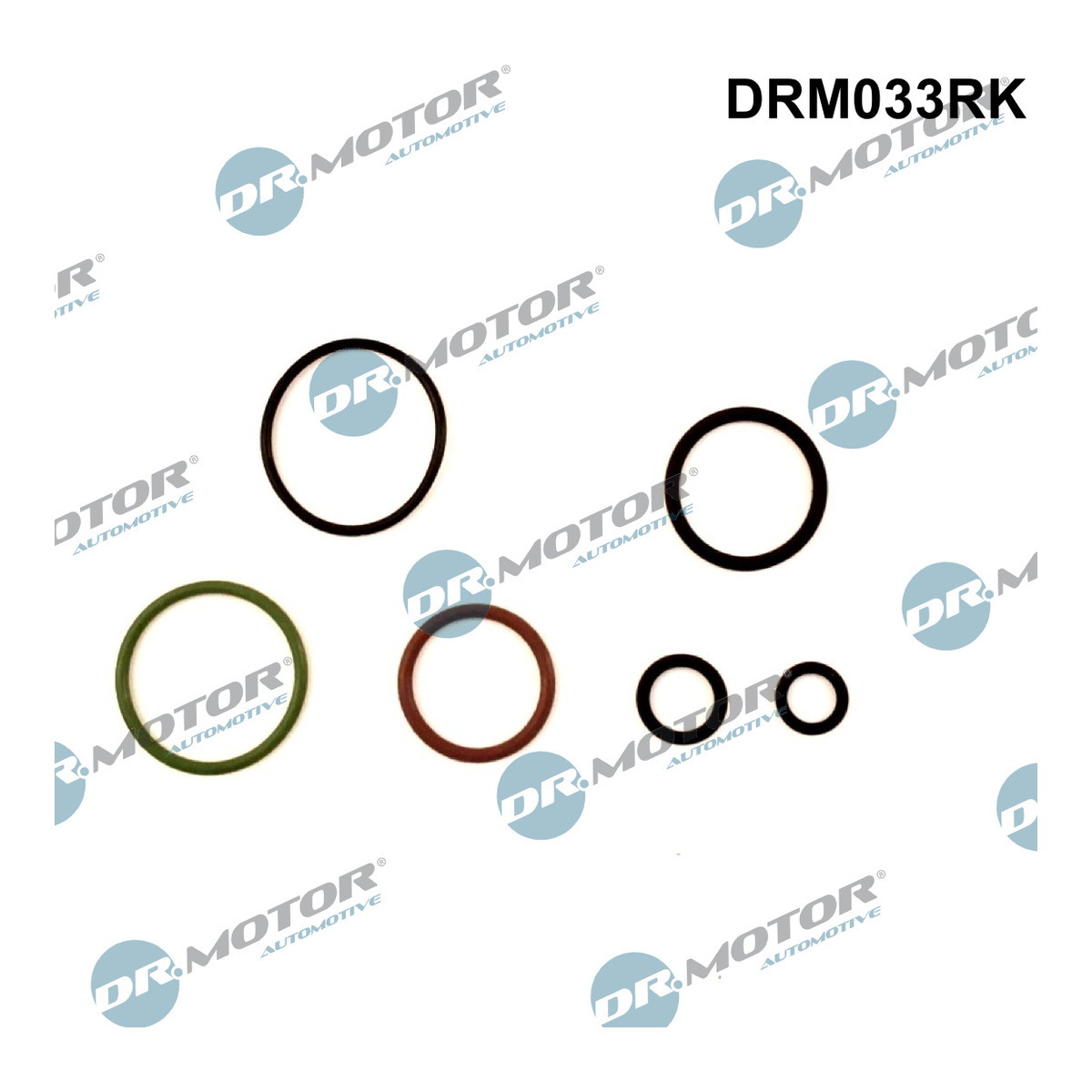 Комплект прокладок з різних матеріалів VAG O-RING SET FOR PUMP INJECTORS (6PCS.); ALL 2,0 TDI; SYSTEM SI DR MOTOR (DRM033RK) DR.motor фото 3