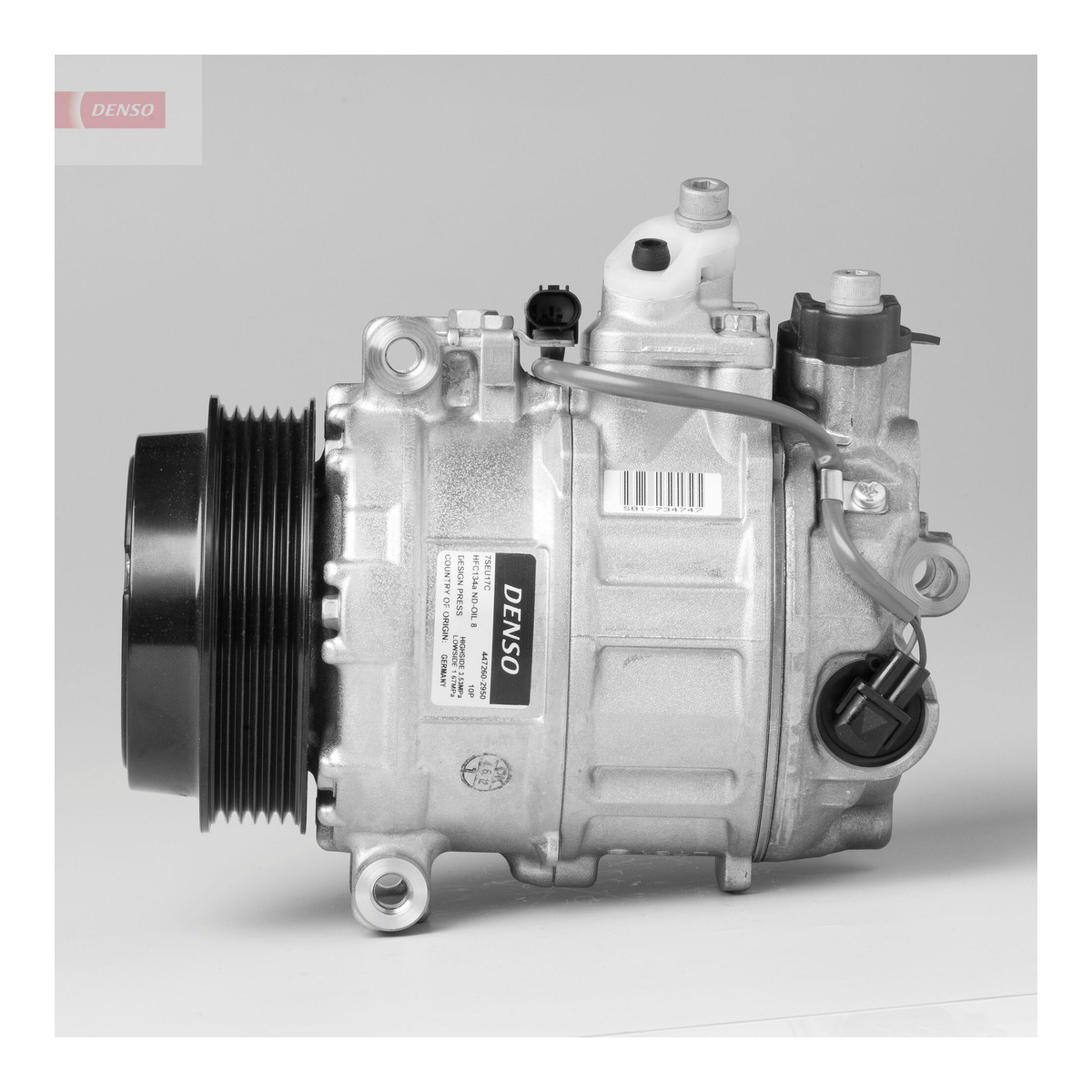 Компресор кондиціонера MERCEDES-BENZ S-CLASS (W221, V221) 5.5 2005.10 - 2013.12 S 500 (2 DENSO (DCP17132) Denso фото 10