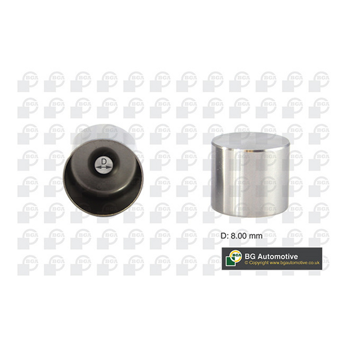 Штовхач клапана RENAULT K9K 8.00MM BGA (HL7367) BGA фото 3